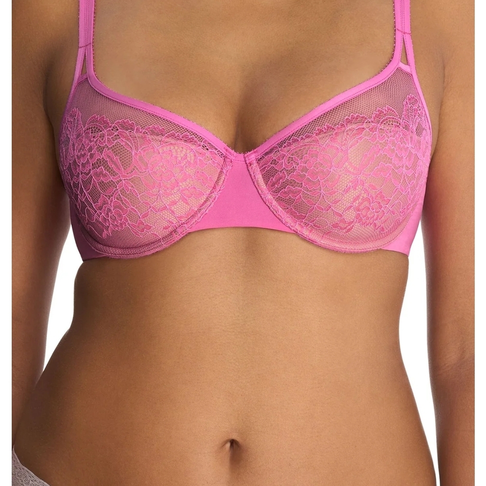 Pink Lace Underwire Bra Natori 36H